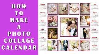 How to Make a Photo Collage Calendar  3 Awesome Calendar Types [upl. by Namie914]