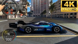 2019 Volkswagen Electric R  The crew motorfest gameplay  logitech steering wheel  Ubisoft [upl. by Ahserb]