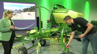 KRONE rotary rakes and tedders for flat land and mountains [upl. by Voletta633]