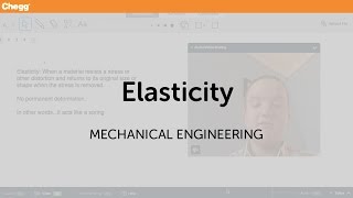 Elasticity  Mechanical Engineering  Chegg Tutors [upl. by Jaeger591]