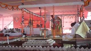 quotJago Jago Maa Jananiquot sung at the The Art of Living Mumbai Navratri Utsav 2013 [upl. by Jaine]