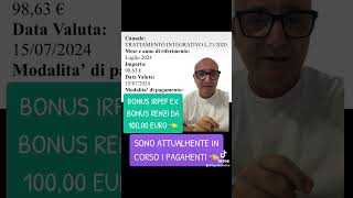 BONUS RENZI pagamenti youtube shortvideos viralvideos viral shorts [upl. by Aiksas]