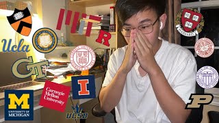 asian cs major reacts to college decisions 2022 princeton mit harvard cornell UCs and more [upl. by Rossie707]