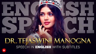 ENGLISH SPEECH  DR TEJASWINI MANOGNA Global Health Care English Subtitles [upl. by Cottle]