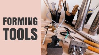 Basic Tools FORMING TOOLS Learn Silversmithing Basic tools for jewelry making [upl. by Ahsenrad404]