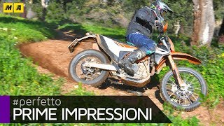 KTM 690 Enduro R e SMC R 2019 TEST 74 cv mono da record ENGLISH SUB [upl. by Otinauj578]