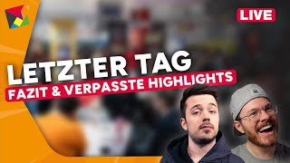 SPIEL Essen 2024 Live  Tag 5 Verpasste Highlights amp Fazit Talk mit der SPIEL [upl. by Mencher]