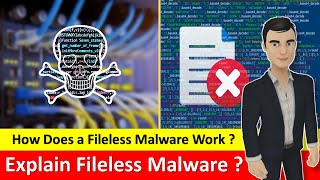 What Is Fileless Malware   How Does Fileless Malware Work  in Hindi [upl. by Ejrog]