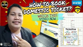 How to Book Airline Domestic Ticket with Unified App [upl. by Horwath]