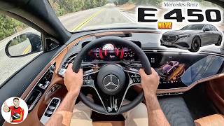 The 2024 MercedesBenz E450 Turns Up the WowFactor POV Drive Review [upl. by Orecul]