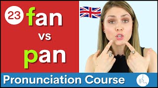 Practice Your English Pronunciation f vs p Sounds  Course 23 [upl. by Areval]