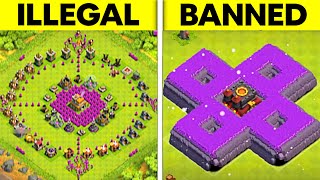 Clash of Clans Most Unbelievable Bases [upl. by Drhcir]