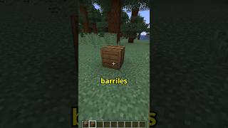 SECRETO EN EL BARRIL DE MINECRAFT [upl. by Morrell]