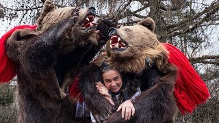 Romania’s Bear Festival  Amazing Places [upl. by Bergwall]