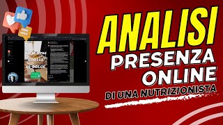 Analizzo la Presenza Online di una Nutrizionista [upl. by Navek704]