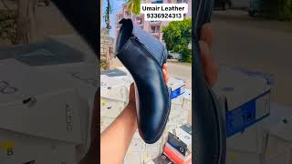 Original Leather Chelsea boot premium quality export surplus Kanpur Leather market leather shoes [upl. by Nnayr251]