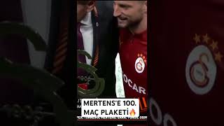 MERTENSE GALATASARAYDA 100 YIL MA PLAKETİ VERİLDİ galatasaraytottenham mertens futbol [upl. by Artenahs]