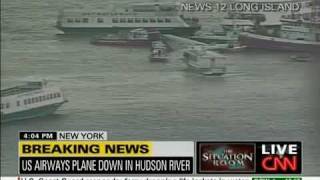 US Airways Flight 1549 Crashes in Hudson RiverNY Survivors Speak [upl. by Ylahtan]