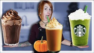 3 Starbucks Herbst Getränke  Schnell amp Einfach 🎃 [upl. by Dnalel]