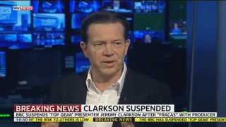 Jeremy Clarkson Suspended By BBC Over Fracas [upl. by Horwath]