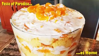 Mandarin Orange Tropical Dessert  a taste of paradise in your kitchen [upl. by Sirrom]