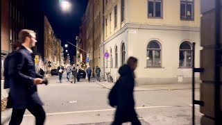 Stockholm Walks Östermalmstorg Linnégatan [upl. by Adraynek534]