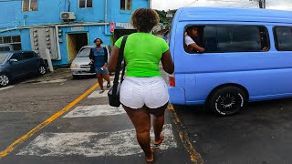 STREETS OF KINGSTOWN ST VINCENT STILL BUSY AFTER THE HOLIDAYS caribbean [upl. by Valaria]