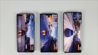 Oneplus 8 Pro vs Huawei Mate 30 Pro vs Huawei P40 Pro  Speedtest amp Camera comparison [upl. by Jaynell806]