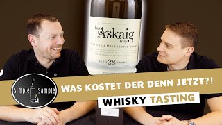 Port Askaig 28 Jahre Whisky Tasting  Simple Sample [upl. by Ifar]