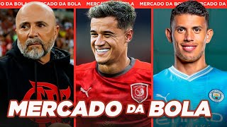 PHILIPPE COUTINHO FORA DA PREMIER LEAGUE│SAMPAOLI DEIXARÁ O FLAMENGO e  Mercado da Bola 2023 [upl. by Irena]