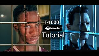 Blender vfx Course vfx T1000 Liquid metal effect in Blender 30 [upl. by Damien]