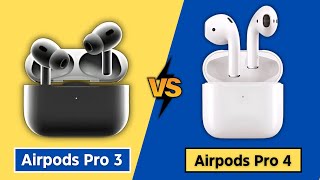 AirPods Pro 3 Vs AirPods Pro 4 Quick Comparison [upl. by Crichton]