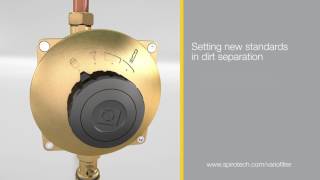 Setting New Standard in Dirt Separation the SpiroTrap VarioFilter available 22mm 28mm 34 amp 1quotBSP [upl. by Ailbert]