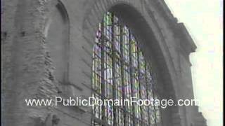 Berlin Görlitzer Bahnhof rail station in West Berlin is demolished 1959 newsreel [upl. by Ardyce]