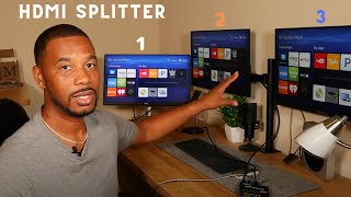 What is an HDMI Splitter  How to setup Multiple Displays [upl. by Atirak]