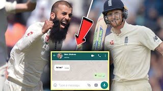 Ben Stokes And Moeen Ali Whatsapp Secret 🥵😱 Chat Revealed Before The Ashes Series Vs Australia [upl. by Annaehs797]