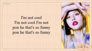 HyunA 현아  I’m Not Cool Easy Lyrics [upl. by Fleda]