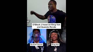 OBlock J Hood on King Von and Quando Rondo [upl. by Aikat]