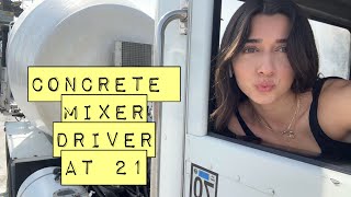 Day in a life of a concrete mixer driver [upl. by Convery]