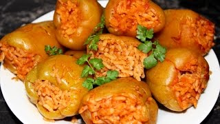 Фаршированные перцы рисом и мясом Простой рецепт с подробным описанием приготовления [upl. by Annaer]