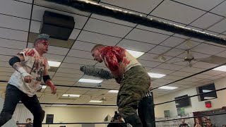 Horrorslam Deathmatch Title Chuck Steinc vs Shane Mercer [upl. by Nahgem710]