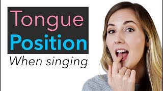 Tongue Position when Singing  Exercises to Avoid Tongue Tension [upl. by Ailemac]