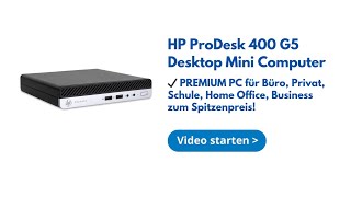 HP ProDesk 400 G5 Desktop Mini Computer [upl. by Suiratnauq]