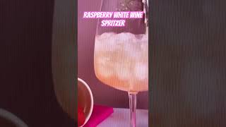 Raspberry White Wine 🍷 Spritzer 🌹✨cocktails wine music holiday 💋 [upl. by Airtemak]