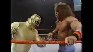 The Conquistador 2 vs Ultimate Warrior WWF wrestling [upl. by Pearlman]