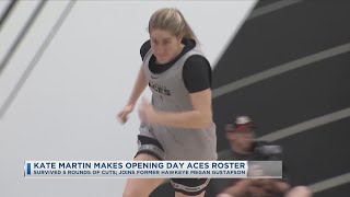 Kate Martin Makes Opening Day Aces Roster [upl. by Aneis]