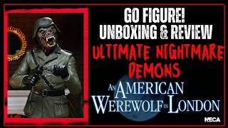 NECA AN AMERICAN WEREWOLF IN LONDON ULTIMATE NIGHTMARE DEMONS 112 scale figure unboxing amp review [upl. by Atselec559]