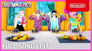 Just Dance 2022  Full Song List Trailer  Nintendo Switch [upl. by Anwahsed452]