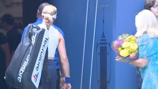 TEARFUL Danielle Collins STORMS OFF Court After SHOCK US Open Exit  😱🔥 Snubs Farewell [upl. by Attenauqa206]