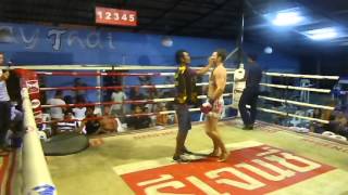 Tom from Australia fighting for Diamond Muay Thai [upl. by Manville]